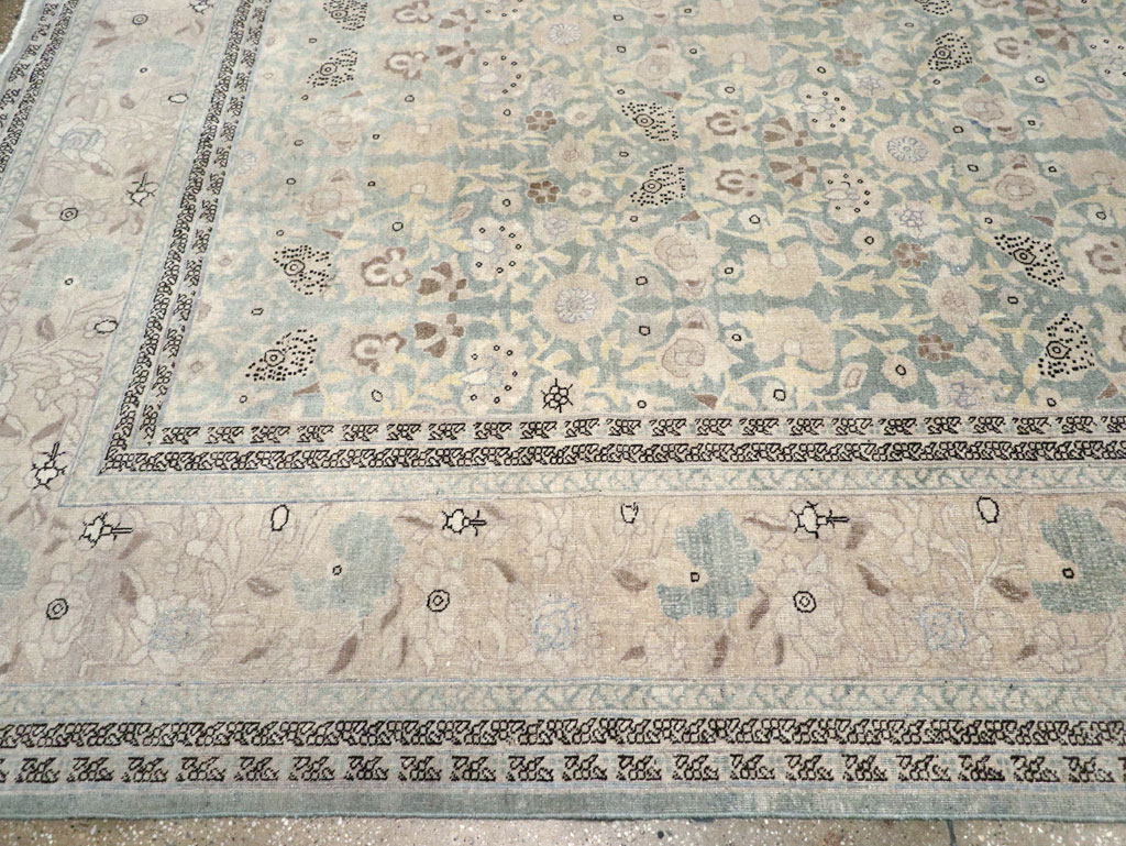 Antique Persian Tabriz Large Room Size Carpet, No.22760 - Gss