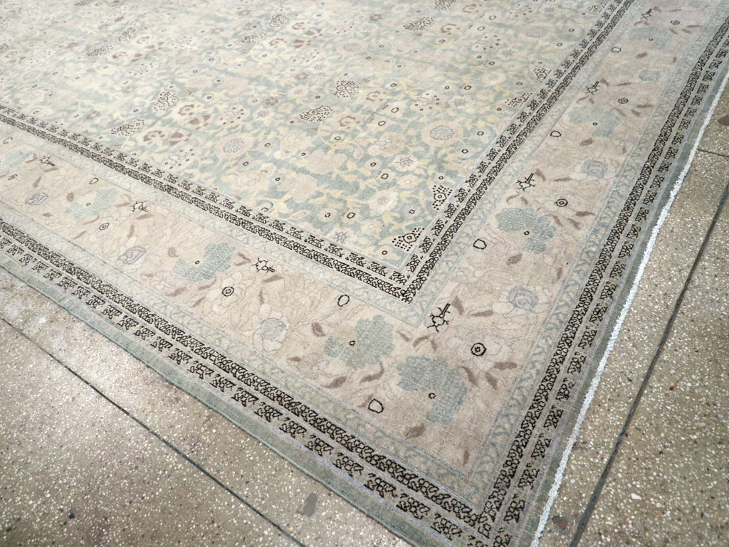 Antique Persian Tabriz Large Room Size Carpet, No.22760 - Gss