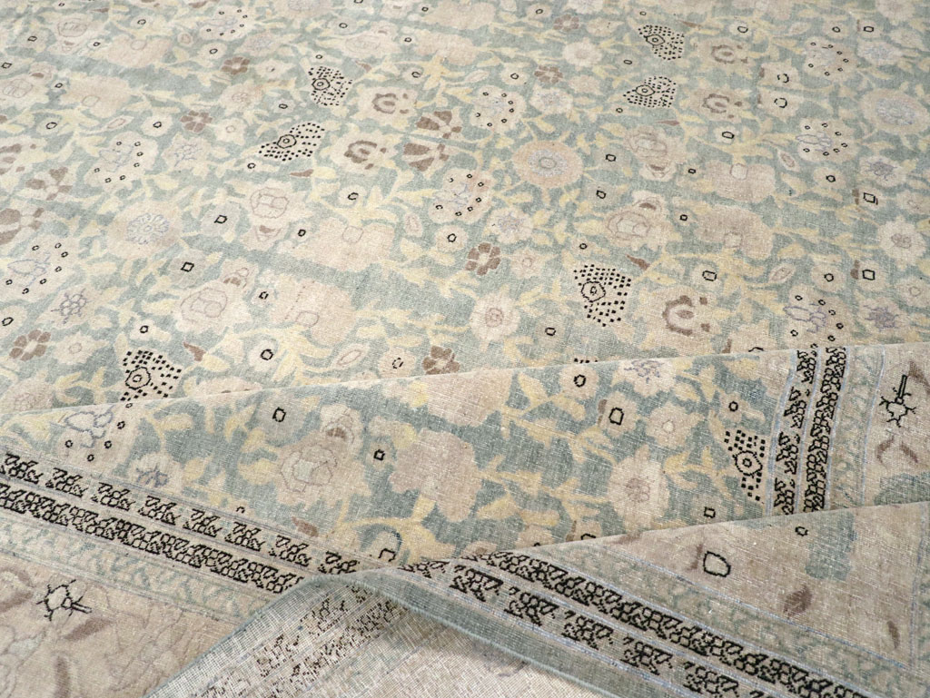 Antique Persian Tabriz Large Room Size Carpet, No.22760 - Gss