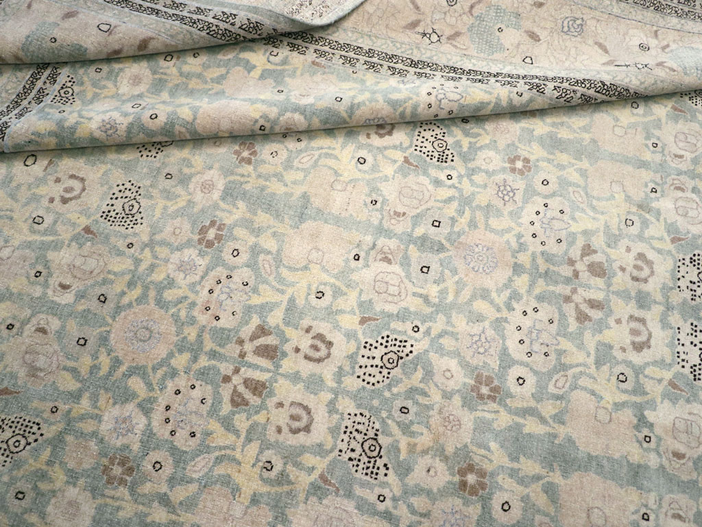 Antique Persian Tabriz Large Room Size Carpet, No.22760 - Gss