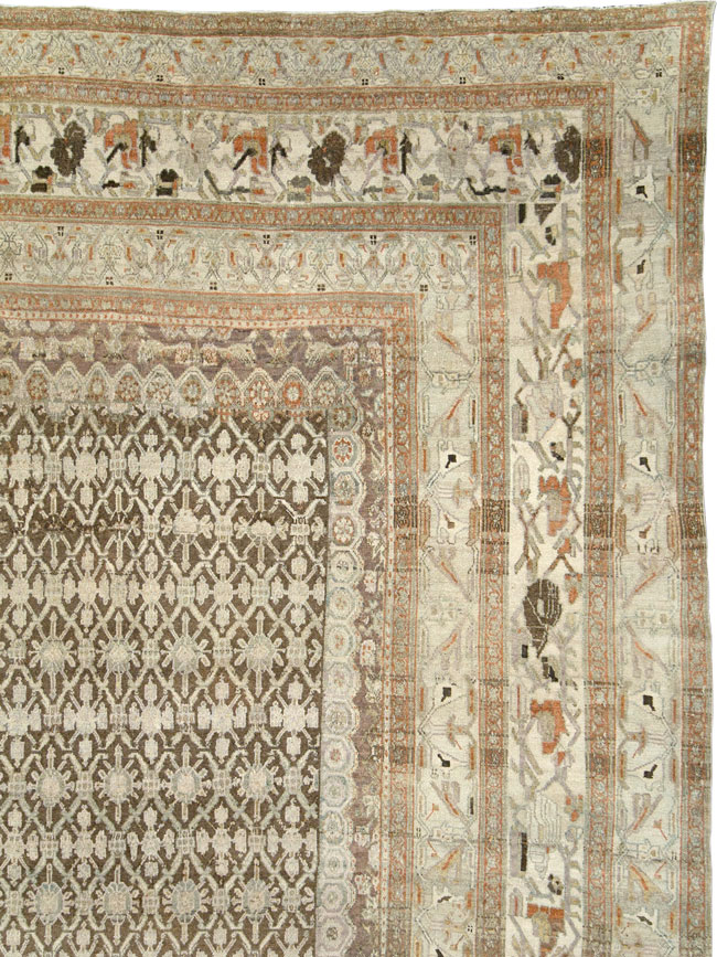 Antique Persian Bibikabad Oversize Carpet, No.22761 - Gss