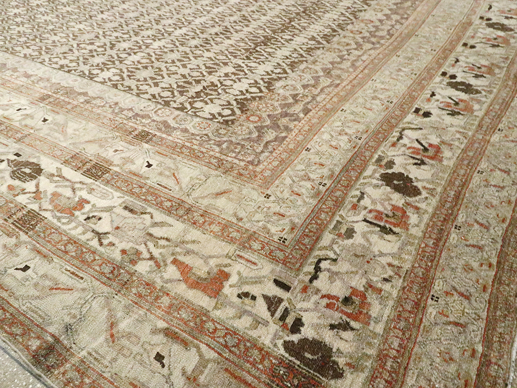 Antique Persian Bibikabad Oversize Carpet, No.22761 - Gss