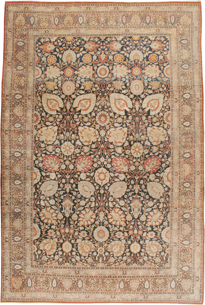Antique Persian Tabriz Hagi Jalili Carpet, No.22765 - Gss