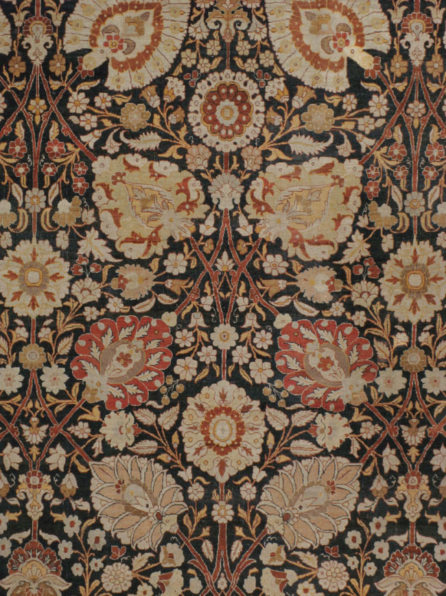 Antique Persian Tabriz Hagi Jalili Carpet, No.22765 - Gss