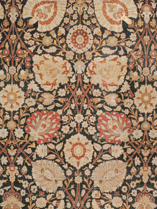 Antique Persian Tabriz Hagi Jalili Carpet, No.22765 - Gss
