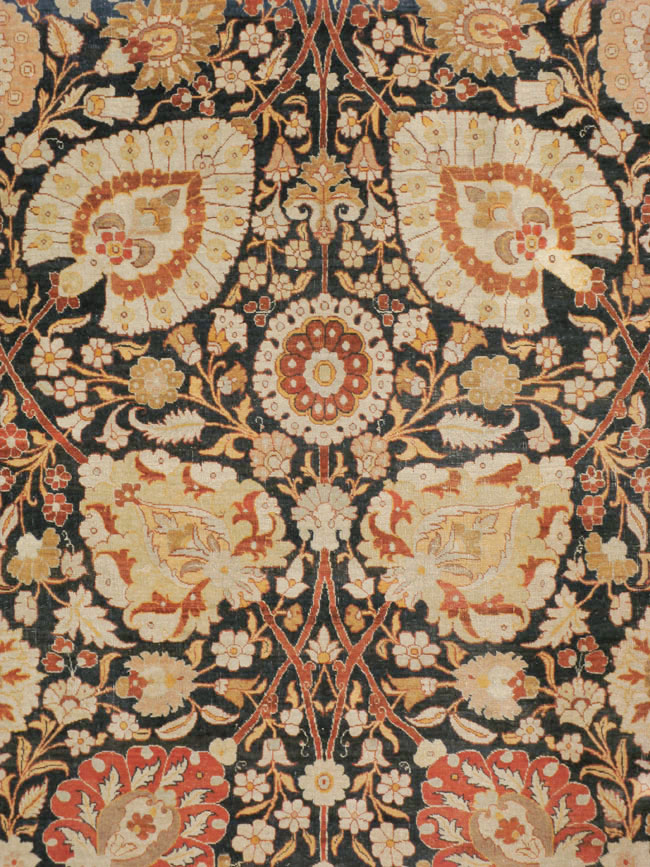 Antique Persian Tabriz Hagi Jalili Carpet, No.22765 - Gss