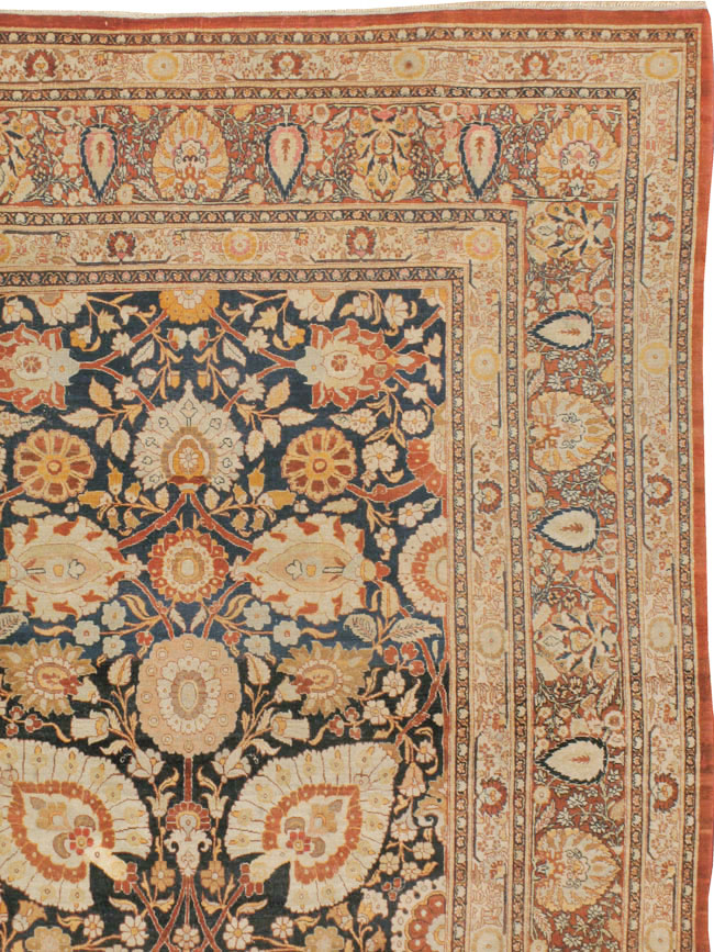Antique Persian Tabriz Hagi Jalili Carpet, No.22765 - Gss