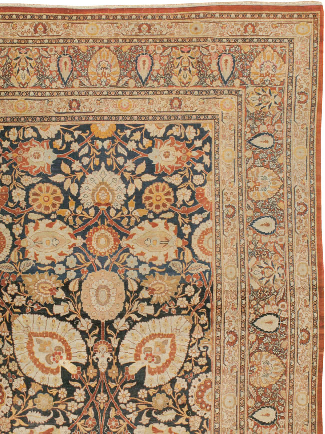 Antique Persian Tabriz Hagi Jalili Carpet, No.22765 - Gss