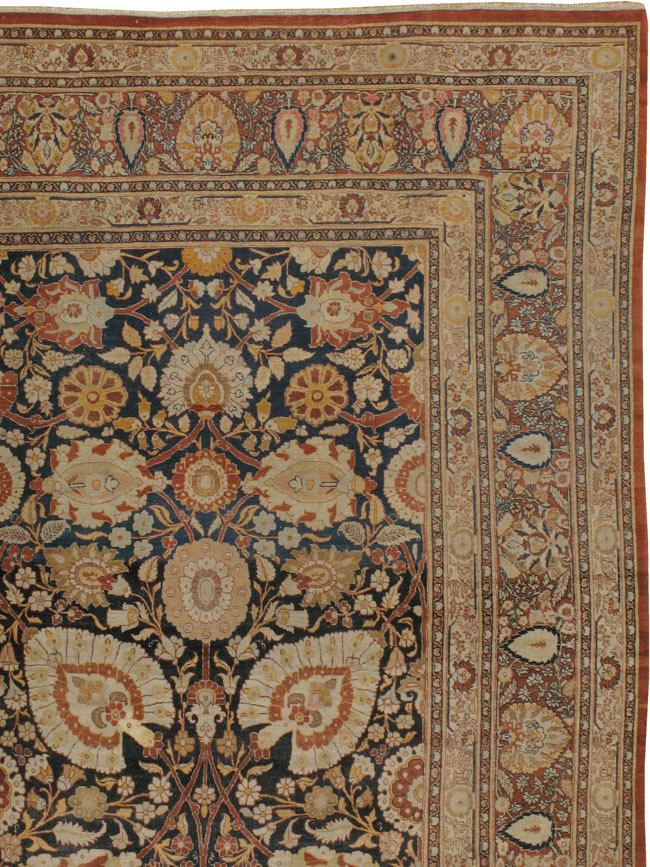 Antique Persian Tabriz Hagi Jalili Carpet, No.22765 - Gss