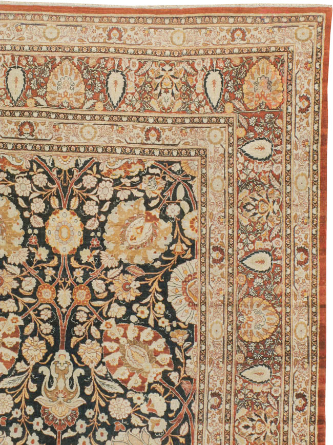 Antique Persian Tabriz Hagi Jalili Carpet, No.22765 - Gss