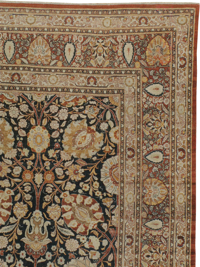 Antique Persian Tabriz Hagi Jalili Carpet, No.22765 - Gss