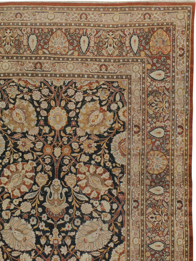 Antique Persian Tabriz Hagi Jalili Carpet, No.22765 - Gss