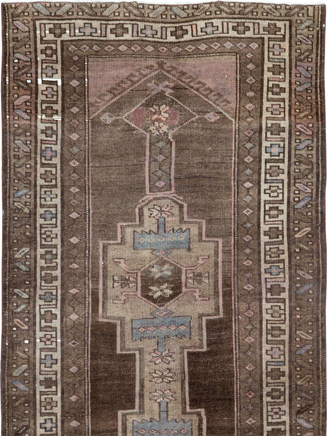Vintage Persian Serab Runner, No.22776 - Gss