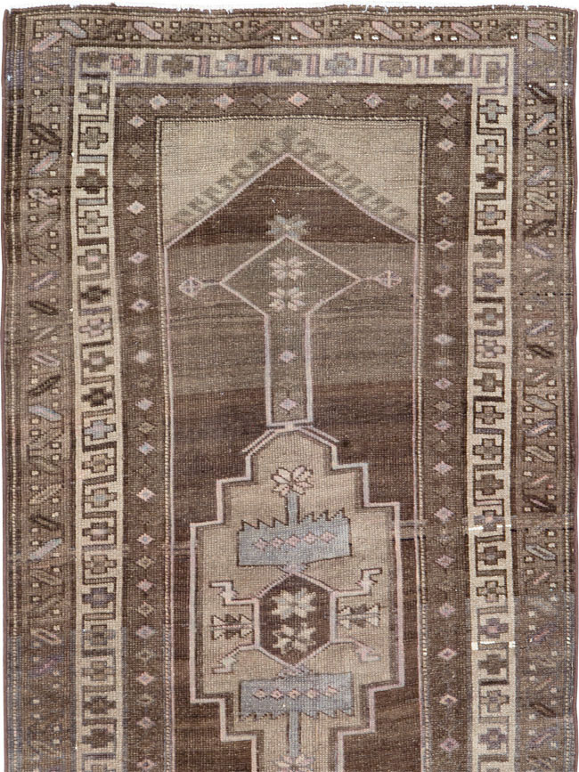 Vintage Persian Serab Runner, No.22776 - Gss