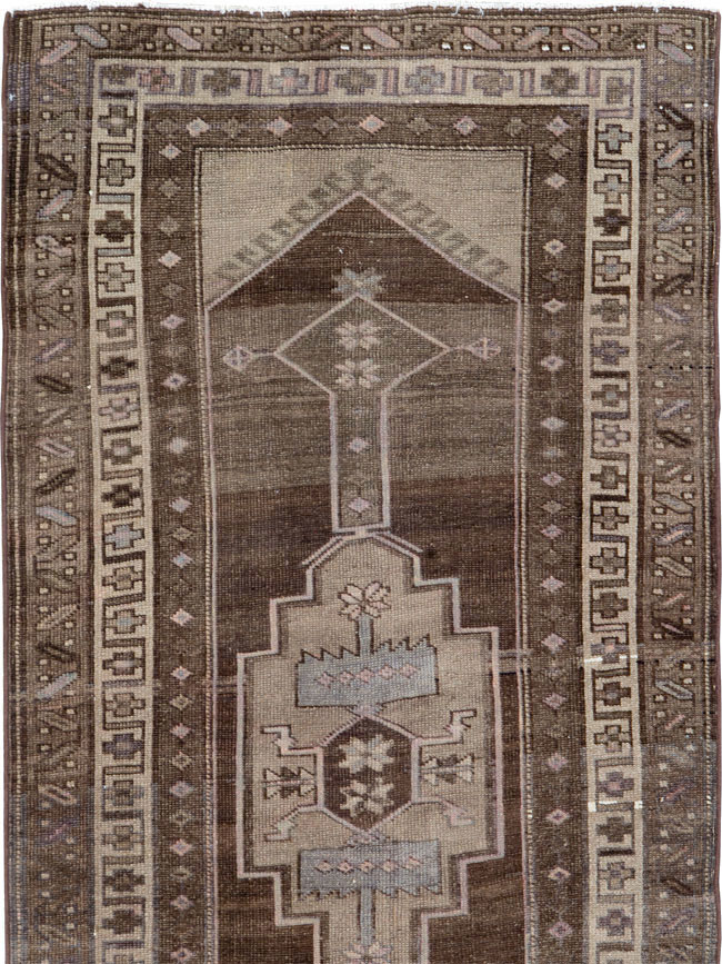 Vintage Persian Serab Runner, No.22776 - Gss