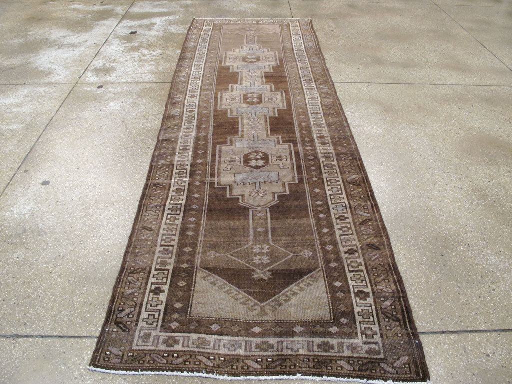 Vintage Persian Serab Runner, No.22776 - Gss