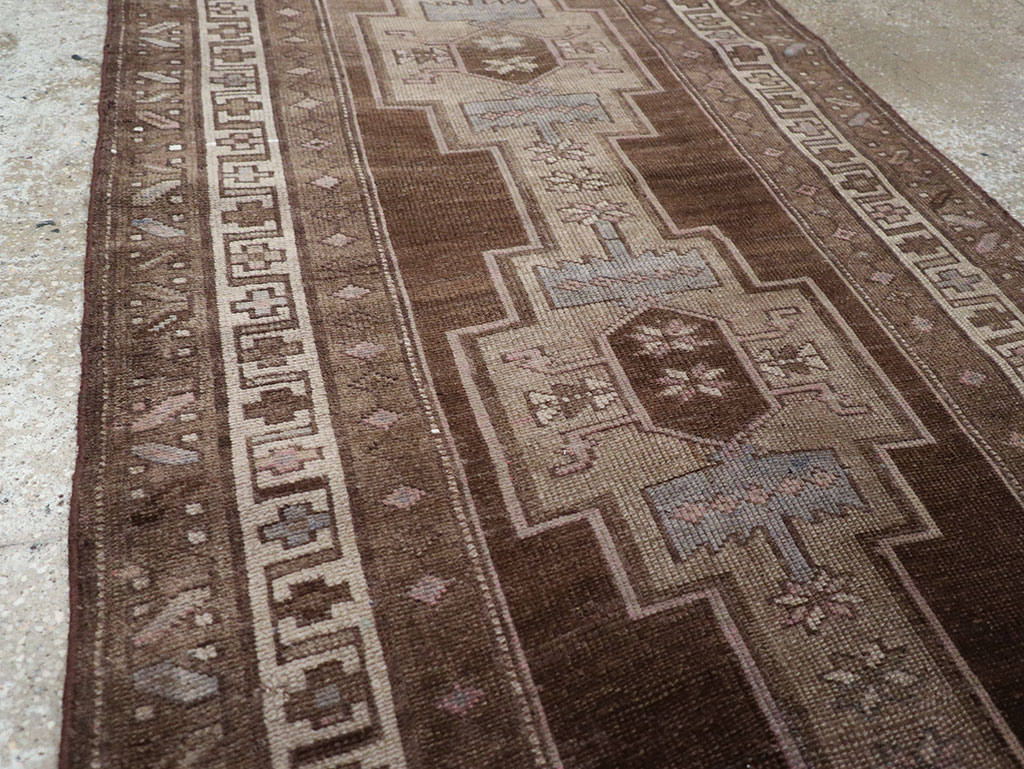 Vintage Persian Serab Runner, No.22776 - Gss