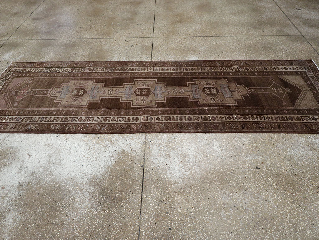 Vintage Persian Serab Runner, No.22776 - Gss