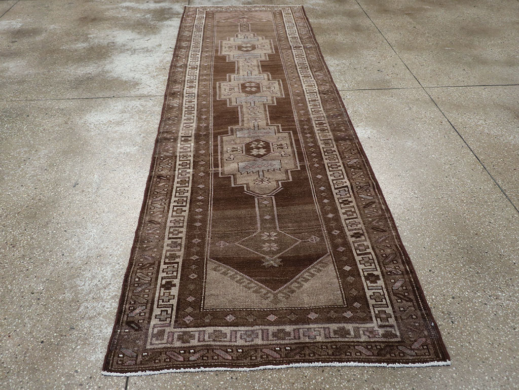 Vintage Persian Serab Runner, No.22776 - Gss