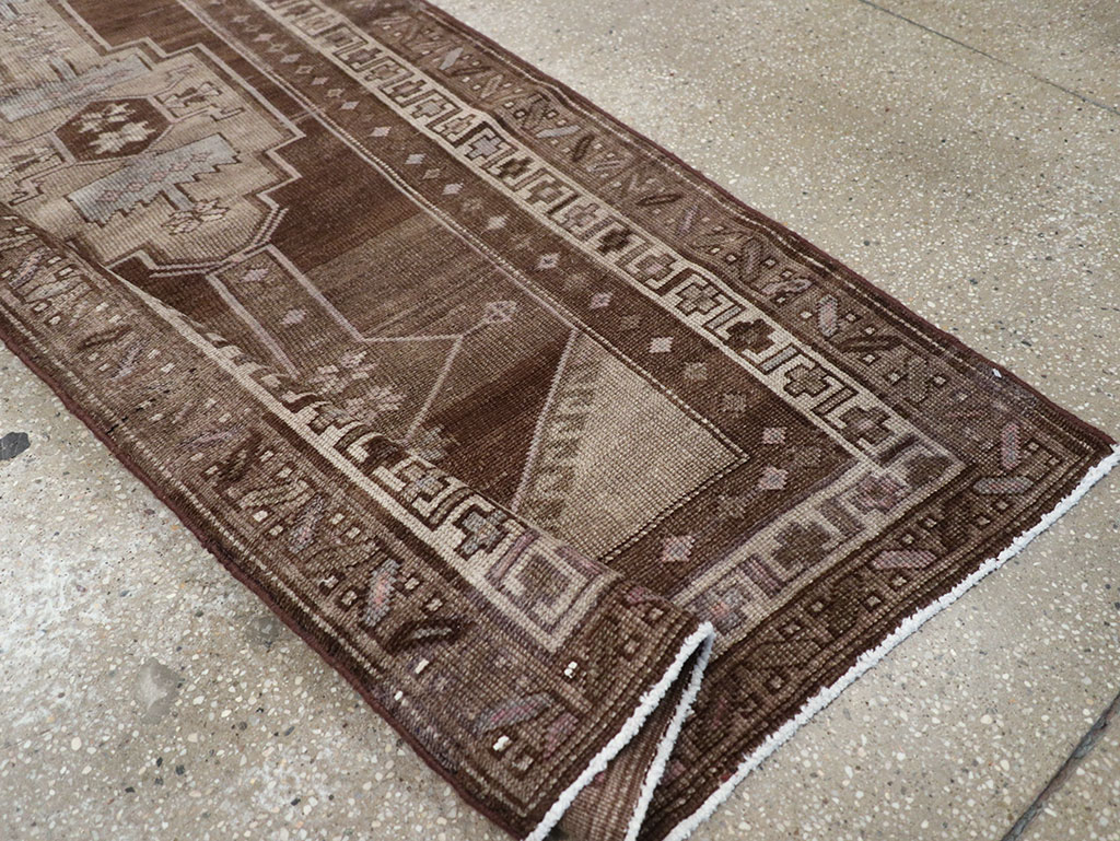 Vintage Persian Serab Runner, No.22776 - Gss