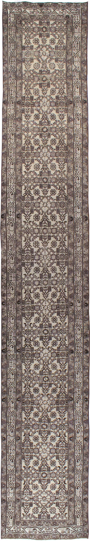 Vintage Persian Malayer Long Runner, No.22781 - Gss