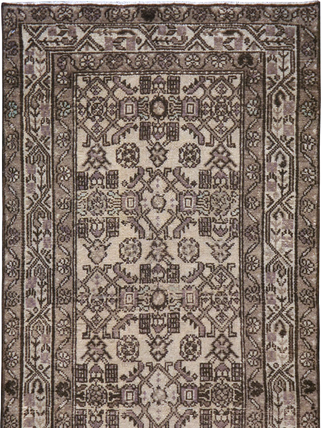 Vintage Persian Malayer Long Runner, No.22781 - Gss
