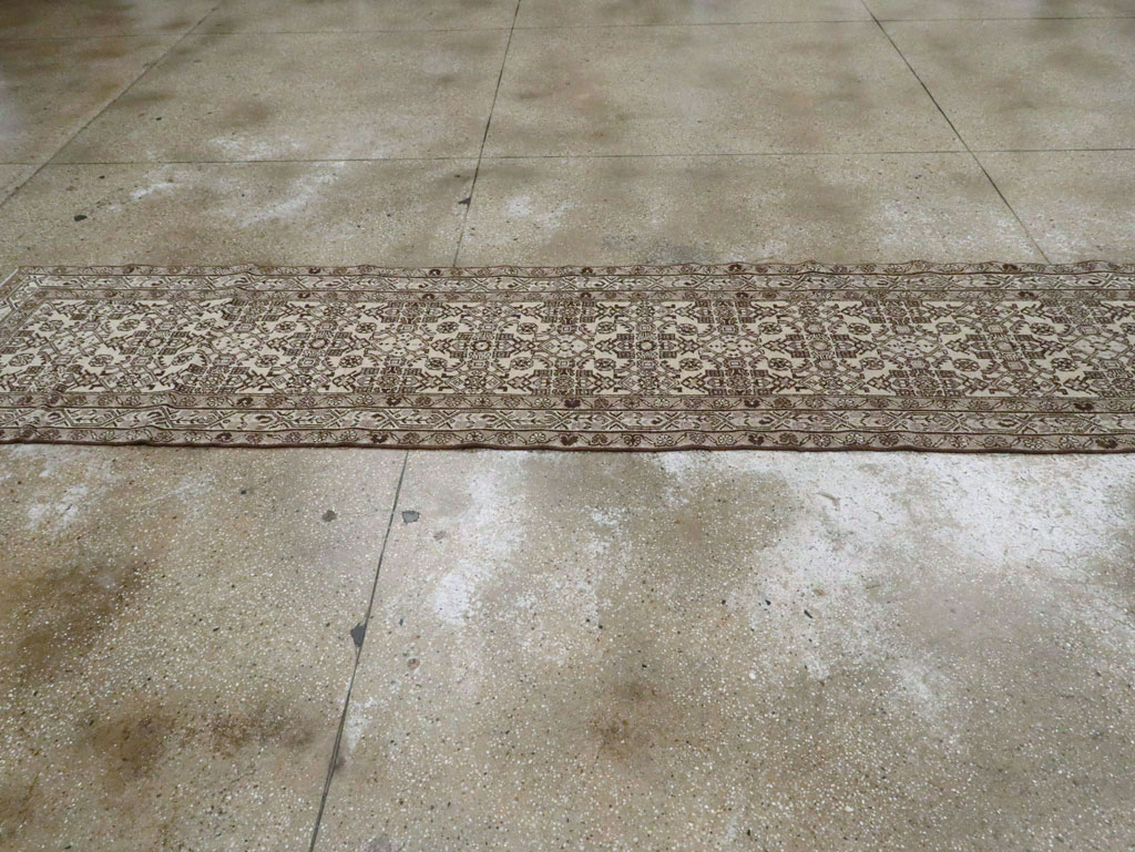 Vintage Persian Malayer Long Runner, No.22781 - Gss
