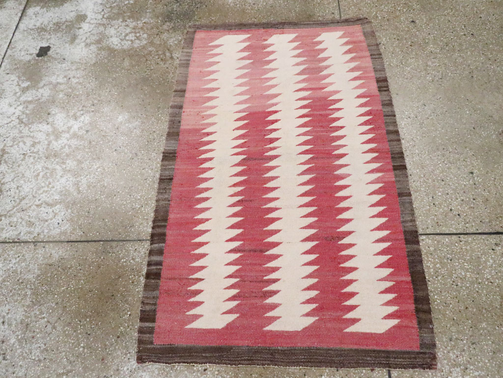 Vintage American Navajo Rug, No.22787 - Gss