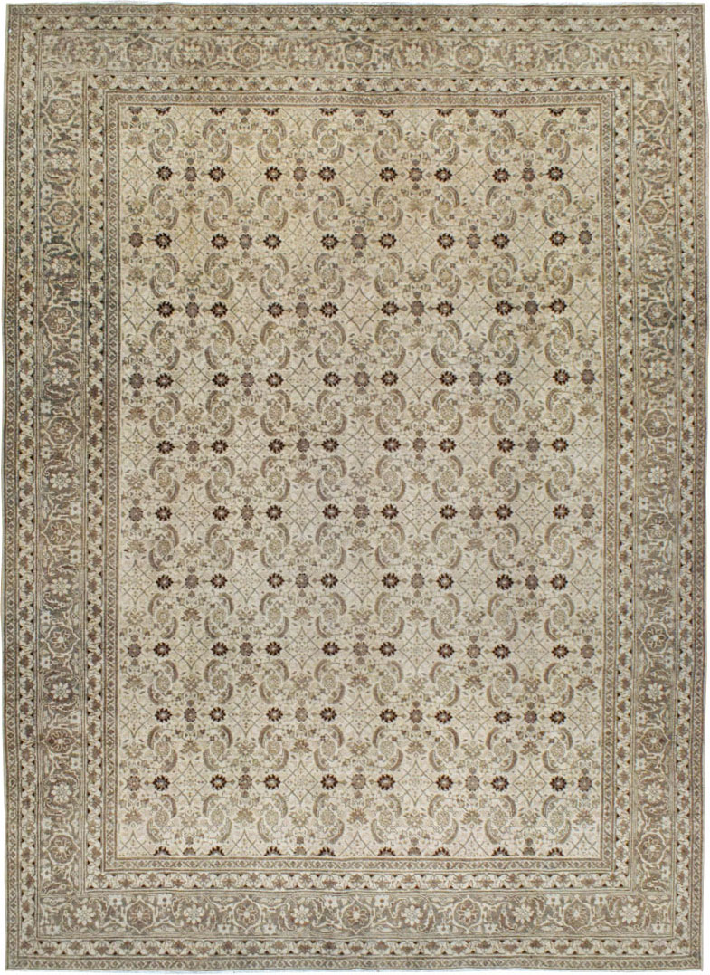 Antique Persian Tabriz Carpet, No.22790 - Gss