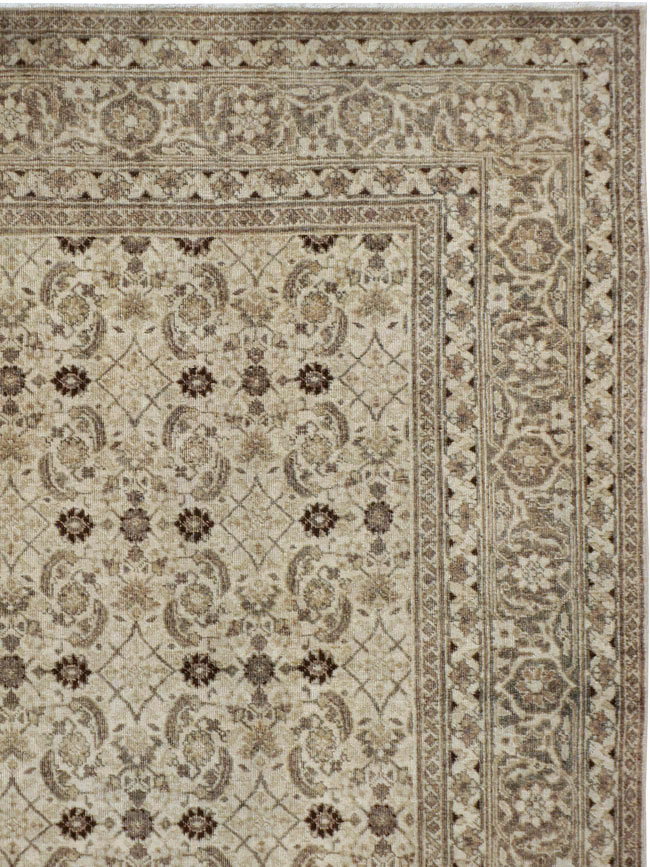 Antique Persian Tabriz Carpet, No.22790 - Gss