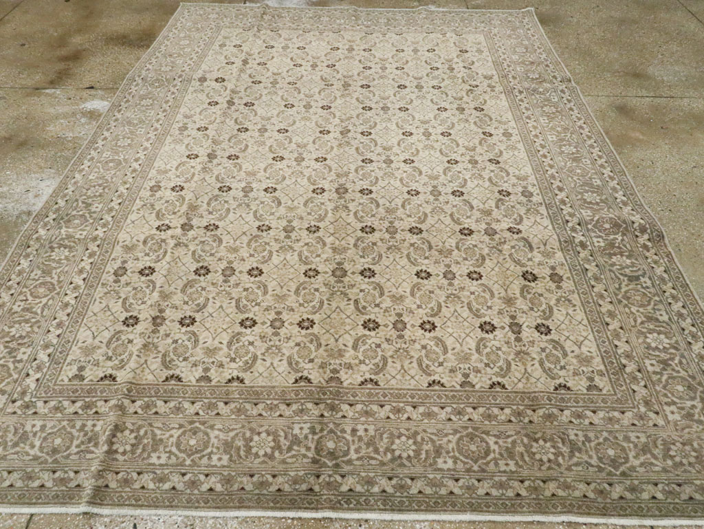 Antique Persian Tabriz Carpet, No.22790 - Gss