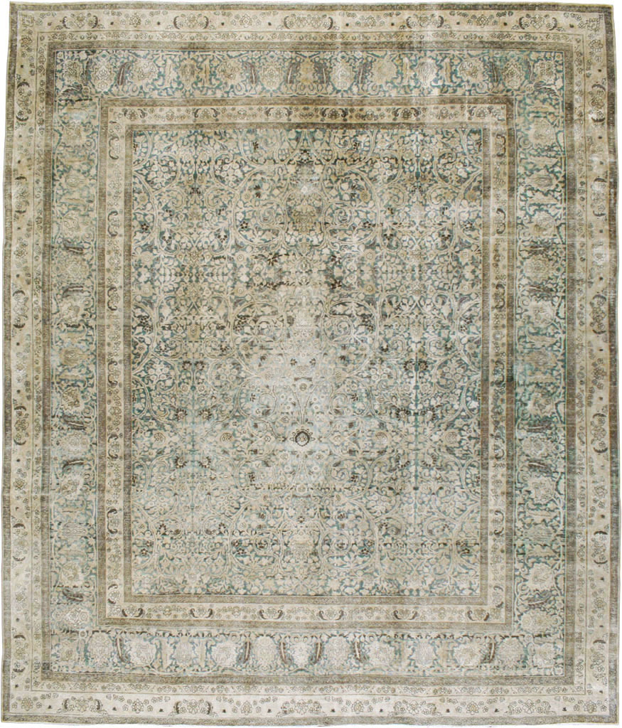 Antique Persian Mashad Carpet, No.22791 - Gss