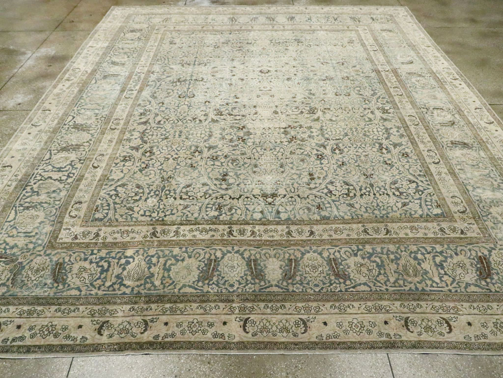 Antique Persian Mashad Carpet, No.22791 - Gss