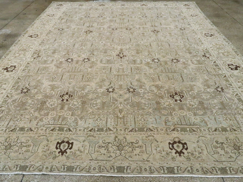 Antique Persian Tabriz Carpet, No.22793 - Gss