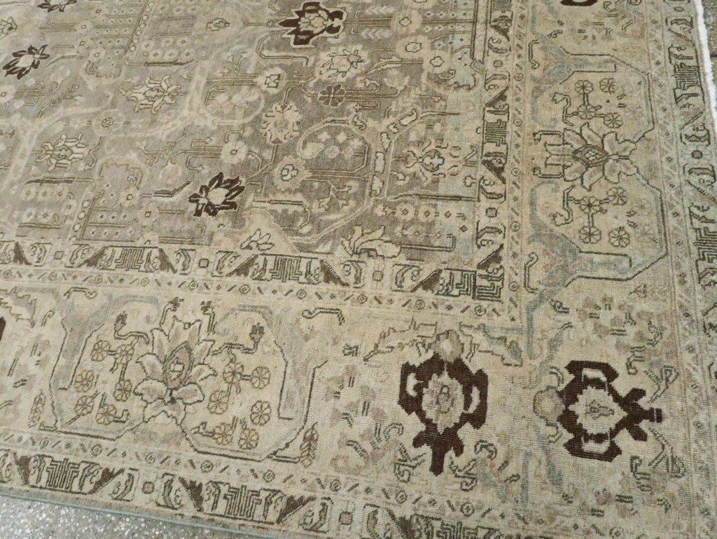 Antique Persian Tabriz Carpet, No.22793 - Gss
