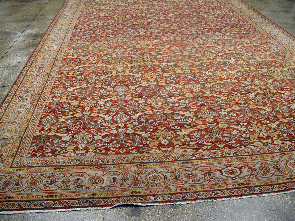 Antiuqe Persian Mahal Carpet, No.22794 - Gss