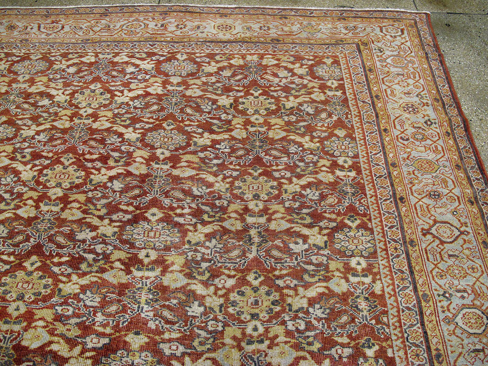 Antiuqe Persian Mahal Carpet, No.22794 - Gss