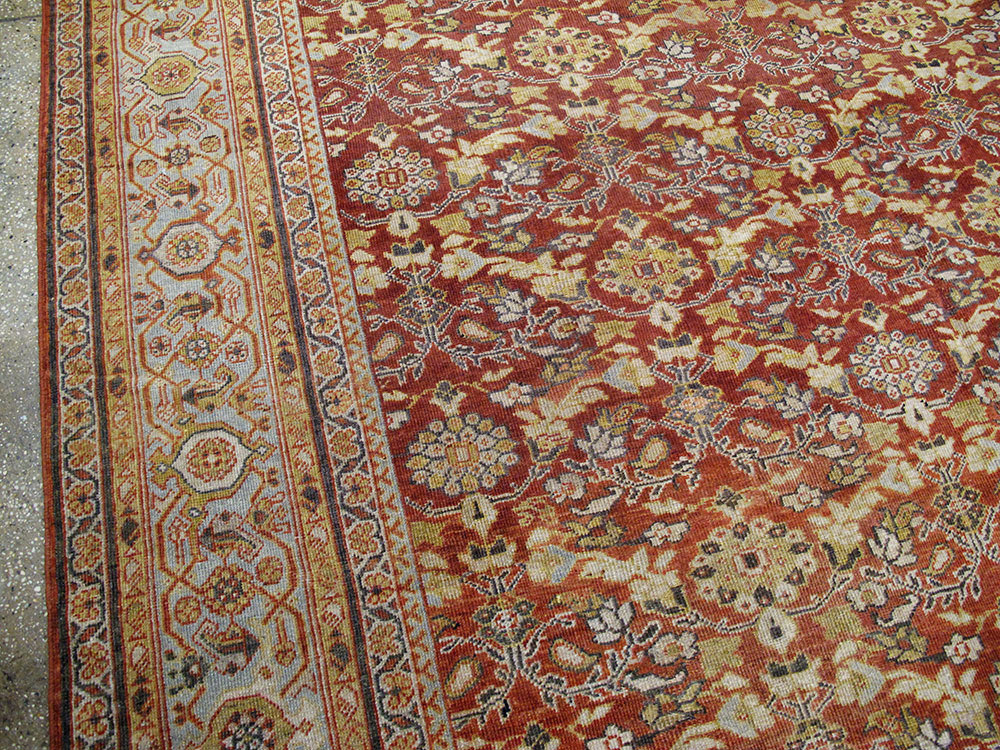 Antiuqe Persian Mahal Carpet, No.22794 - Gss