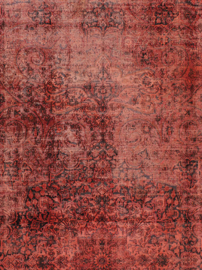 Antique Persian Mashad Over-Dye Carpet, No.22802 - Gss