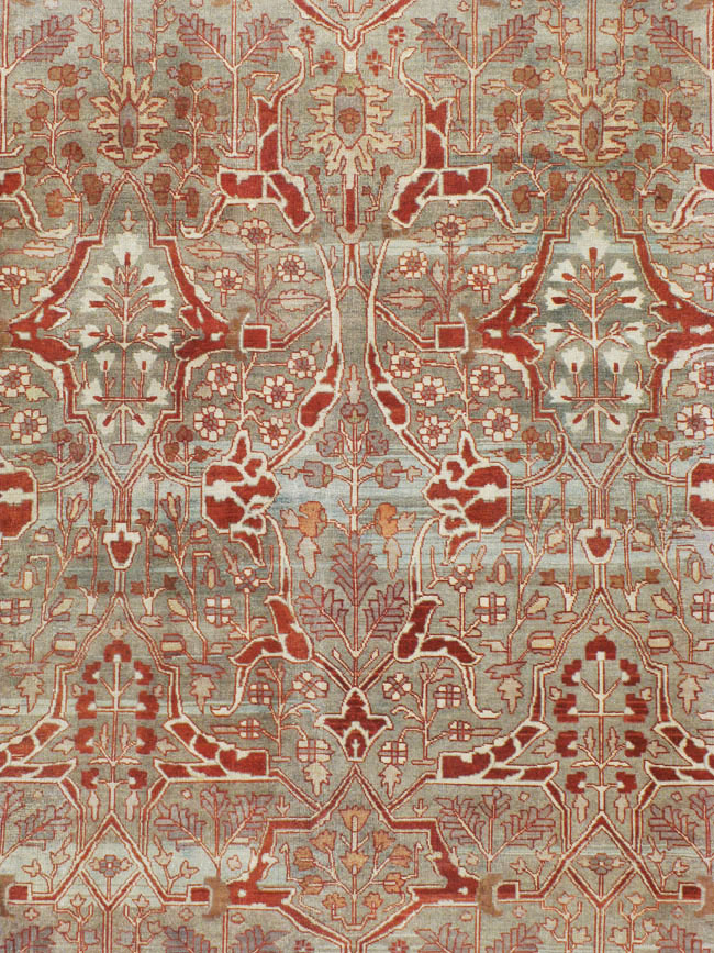 Antique Persian Tabriz Carpet, No.22807 - Gss
