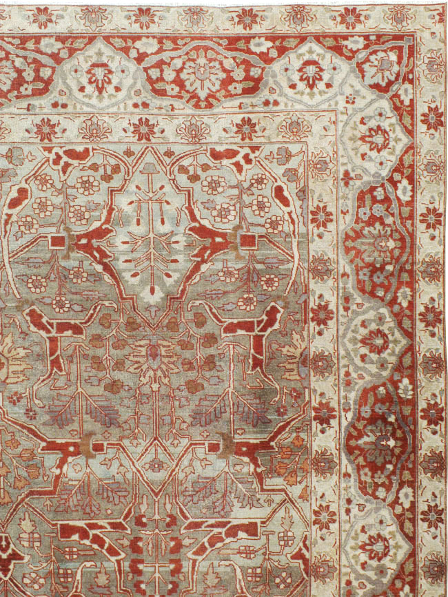 Antique Persian Tabriz Carpet, No.22807 - Gss