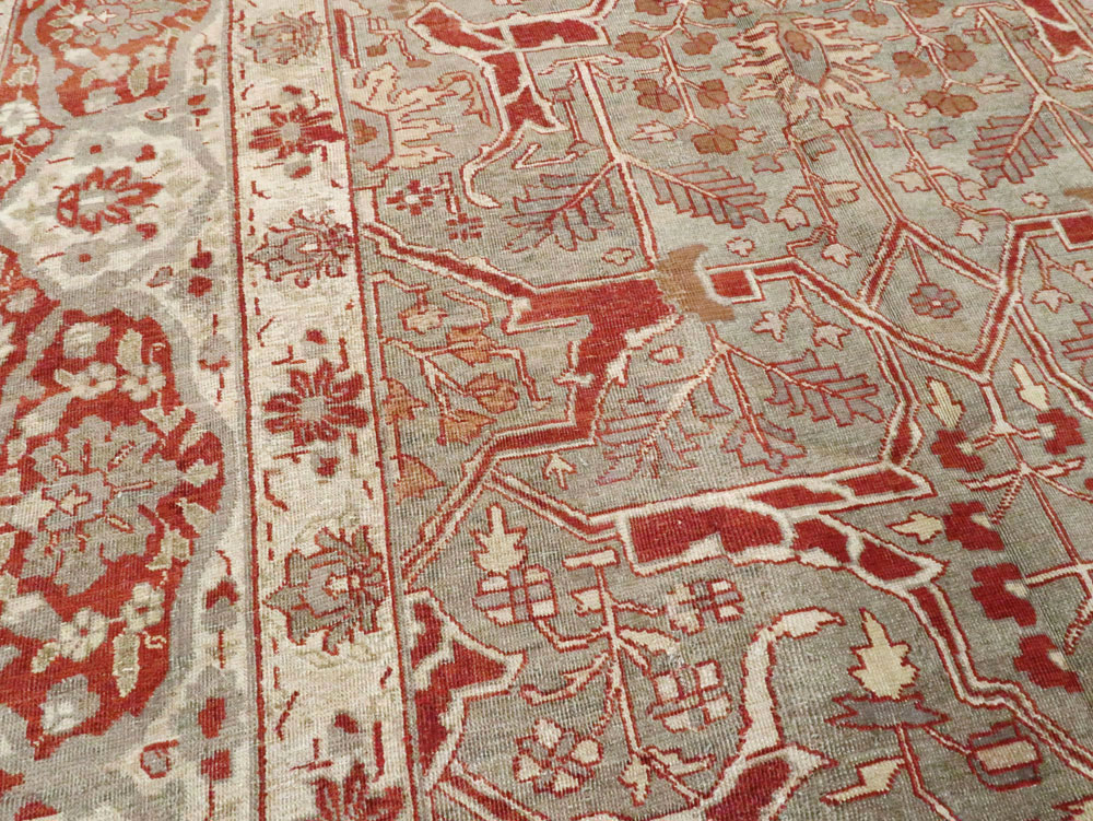 Antique Persian Tabriz Carpet, No.22807 - Gss