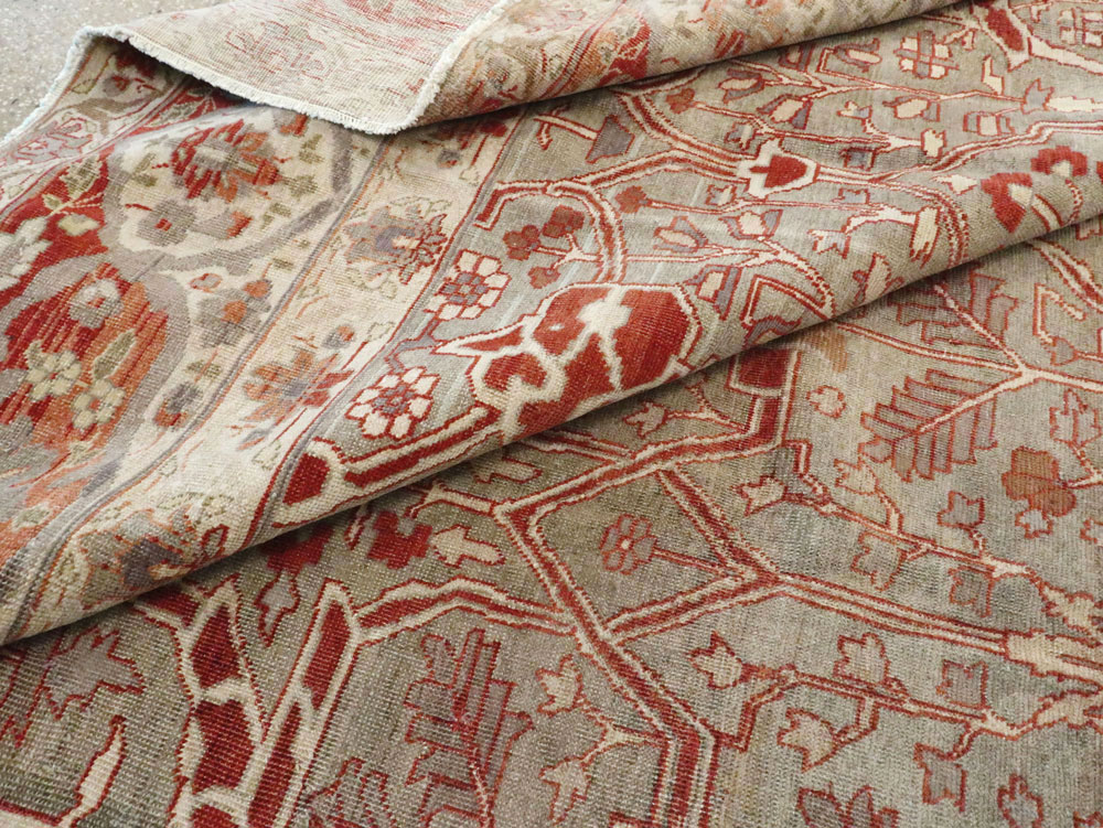 Antique Persian Tabriz Carpet, No.22807 - Gss