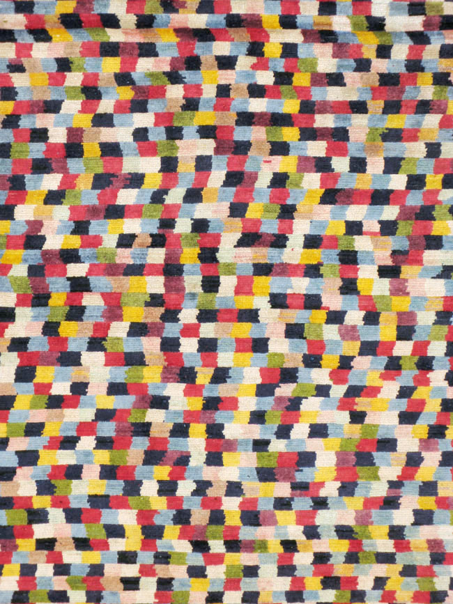 Vintage Persian Kashan Modernist Carpet, No.22839 - Gss