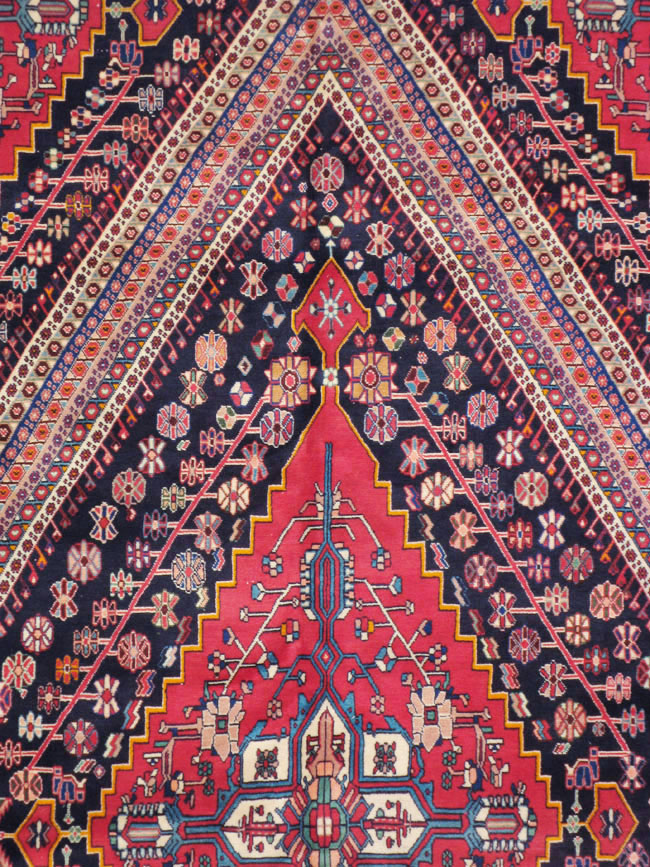 Vintage Persian Afshar Carpet, No.22844 - Gss