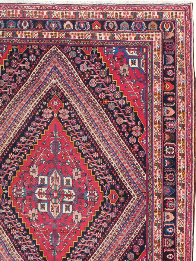 Vintage Persian Afshar Carpet, No.22844 - Gss