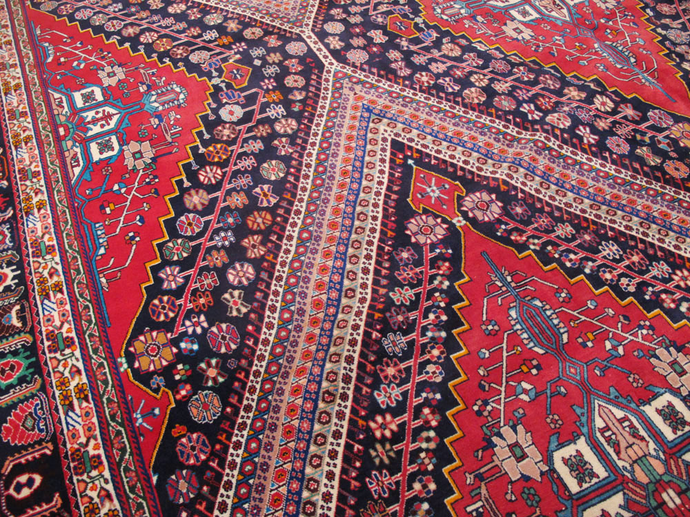 Vintage Persian Afshar Carpet, No.22844 - Gss