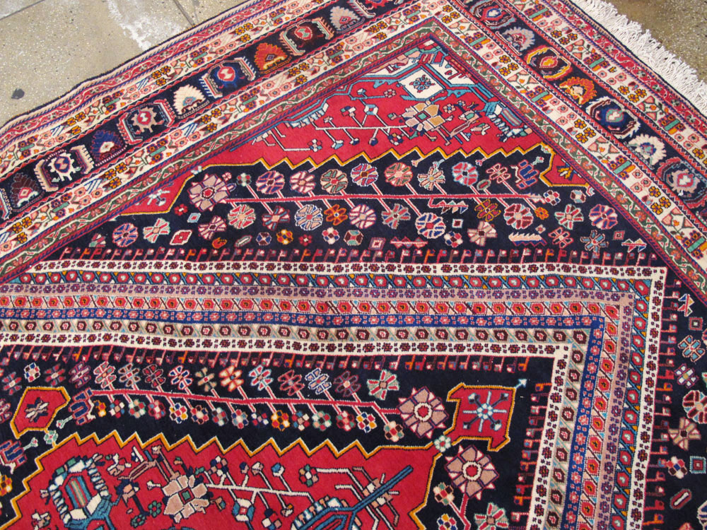 Vintage Persian Afshar Carpet, No.22844 - Gss