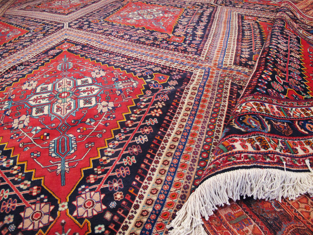 Vintage Persian Afshar Carpet, No.22844 - Gss