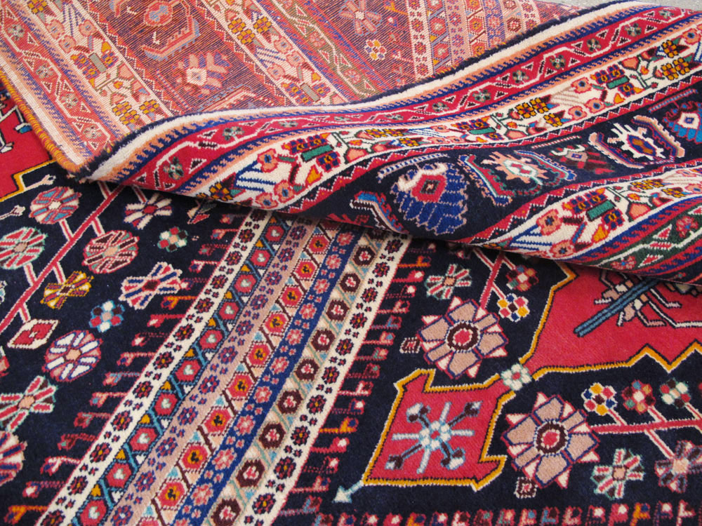 Vintage Persian Afshar Carpet, No.22844 - Gss